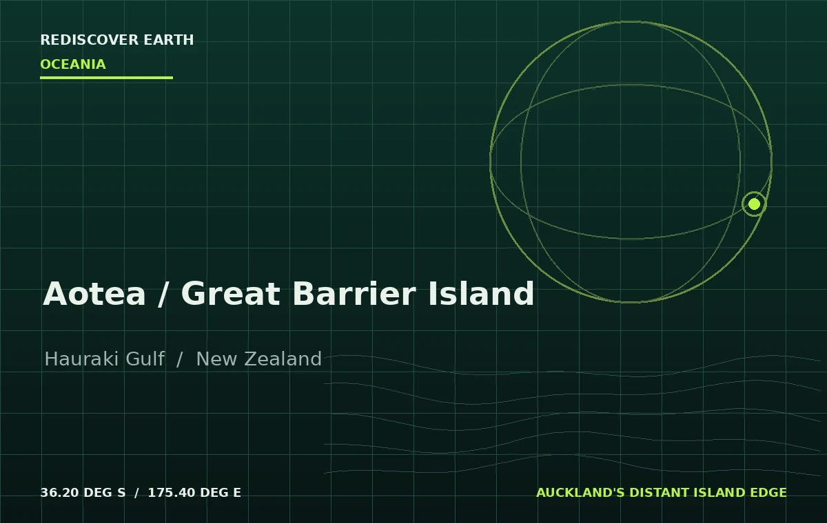 Aotea / Great Barrier Island, New Zealand