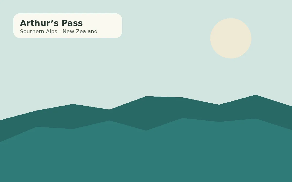 Arthur’s Pass, New Zealand