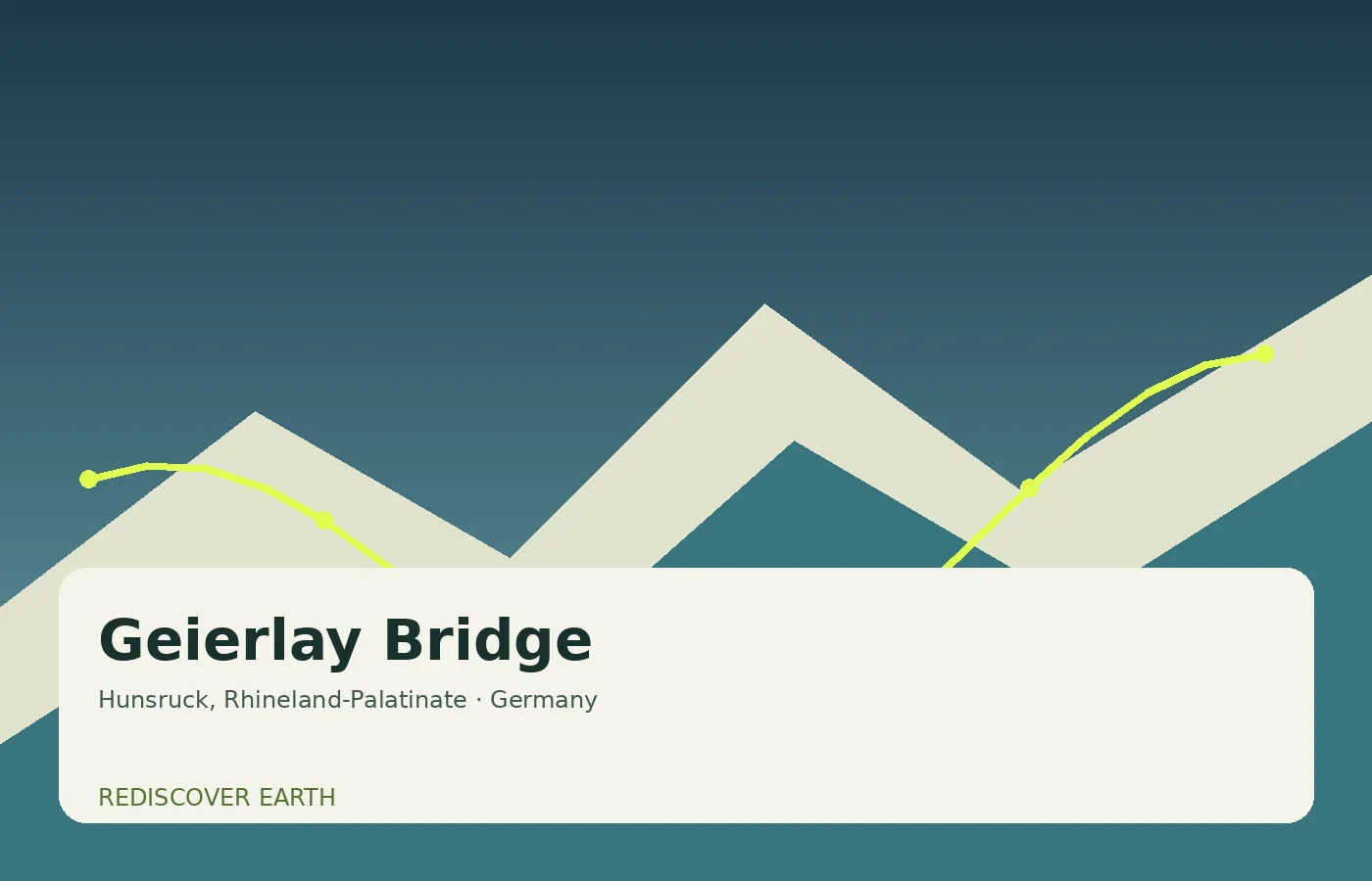 Geierlay Bridge, Germany