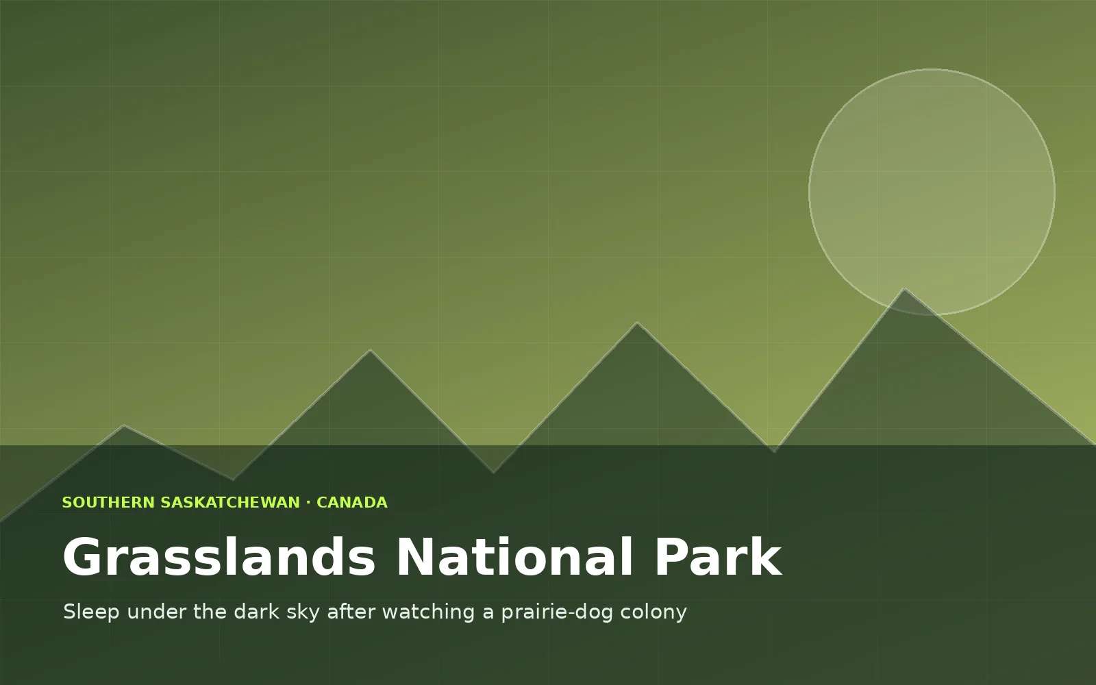 Grasslands National Park, Canada