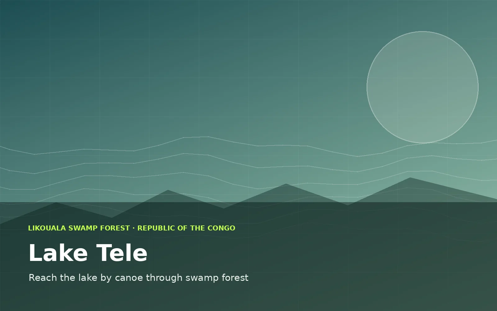 Lake Tele, Republic of the Congo
