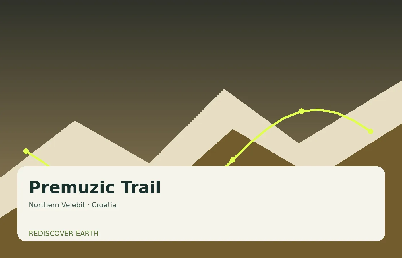 Premuzic Trail, Croatia