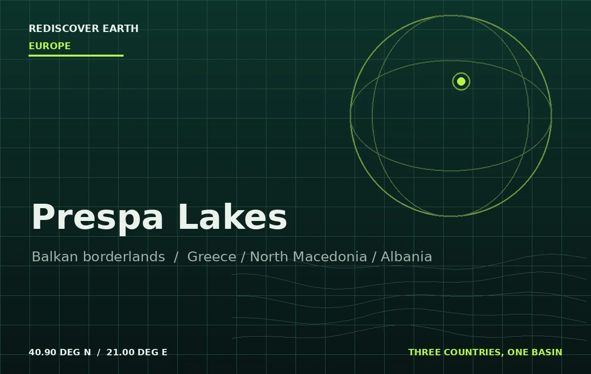 Prespa Lakes, Greece / North Macedonia / Albania