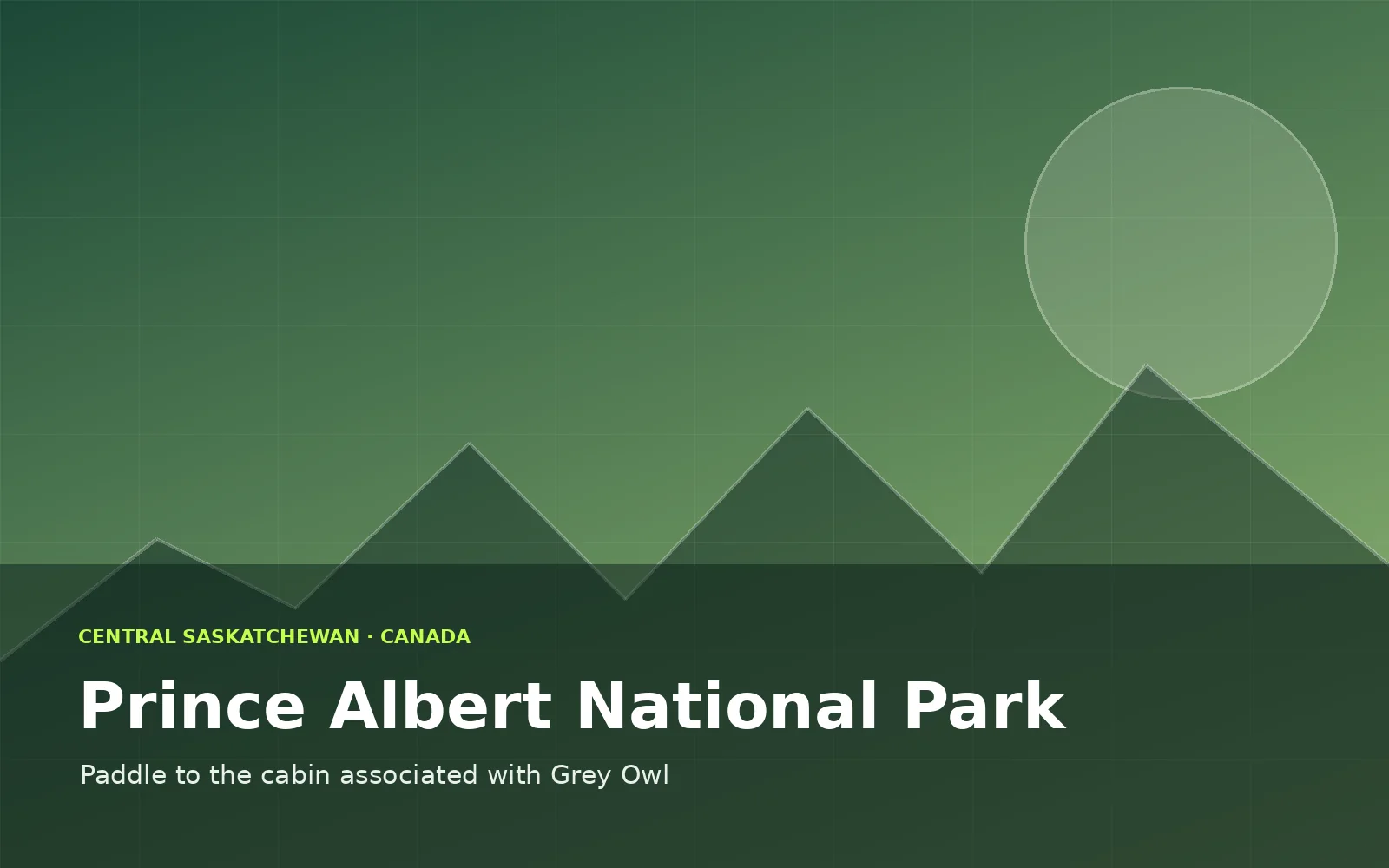 Prince Albert National Park, Canada