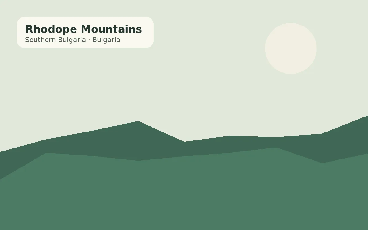 Rhodope Mountains, Bulgaria