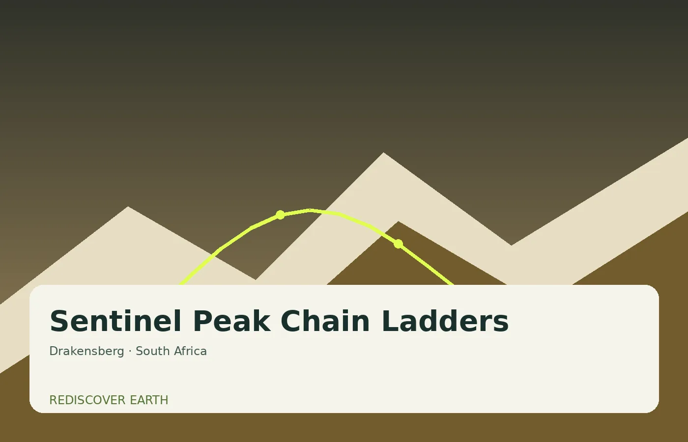 Sentinel Peak Chain Ladders, South Africa