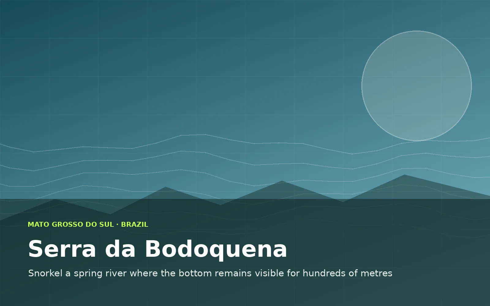 Serra da Bodoquena, Brazil