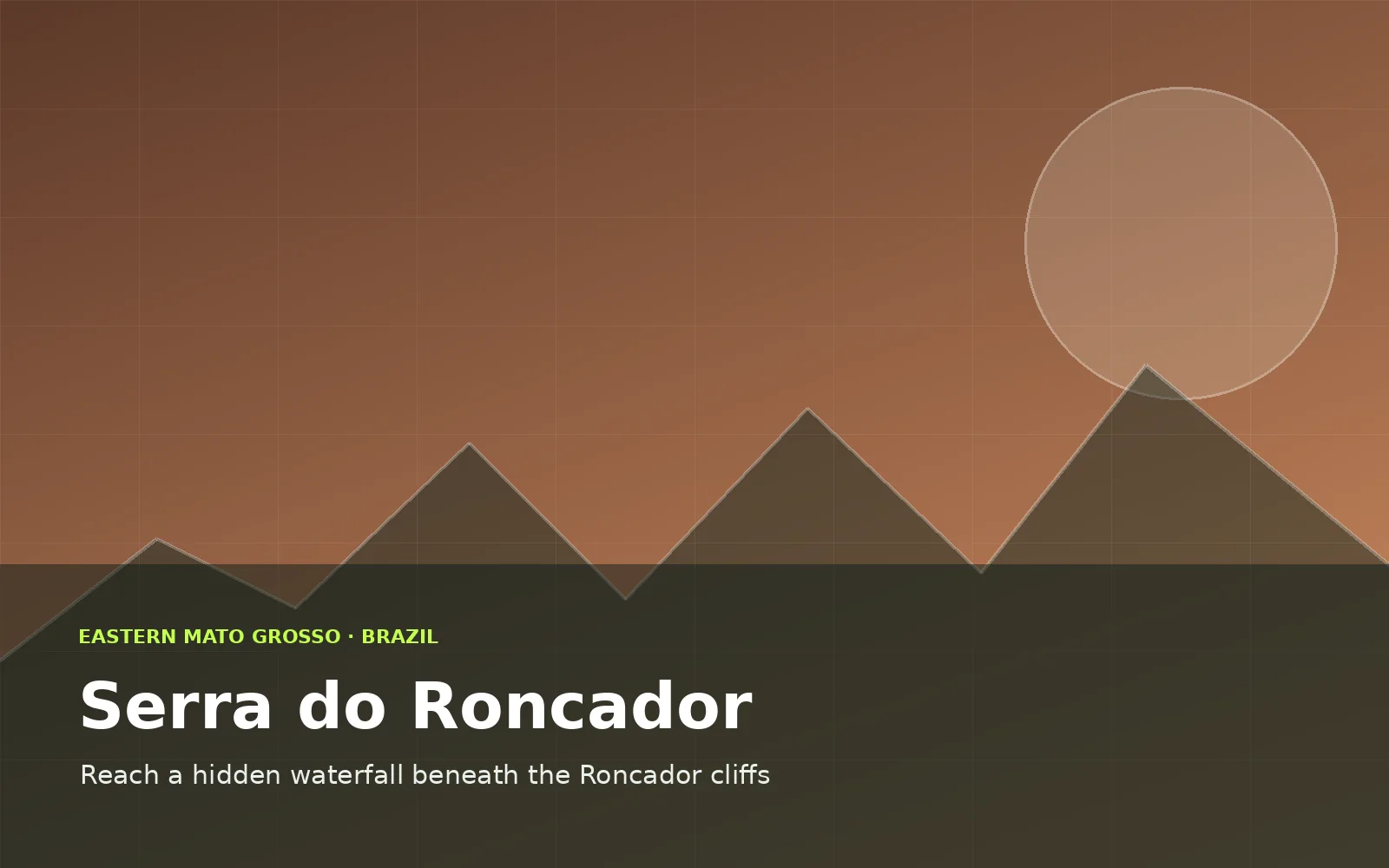 Serra do Roncador, Brazil