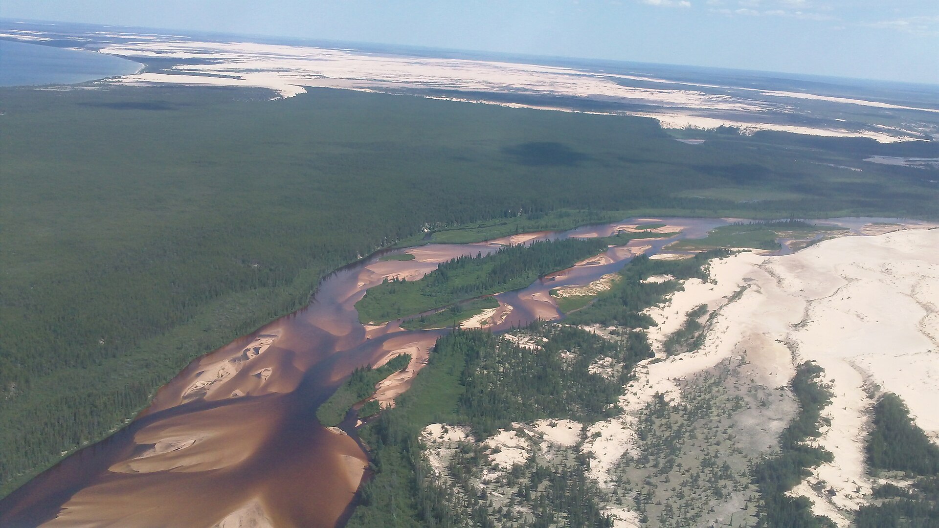 Sand Dunes at Lake Athabasca