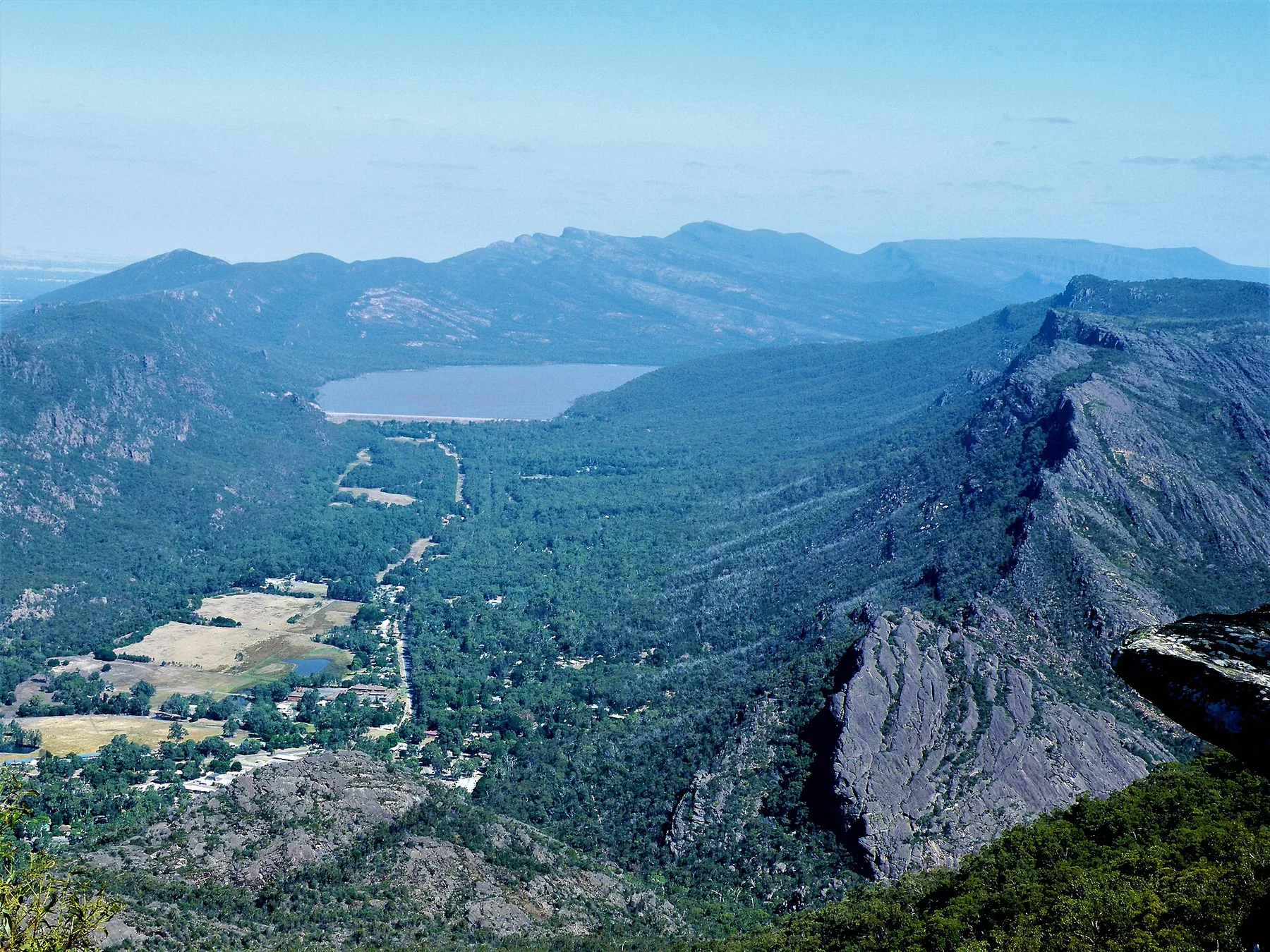 80. Halls Gap and Lake Belfield from Boroka Lookout