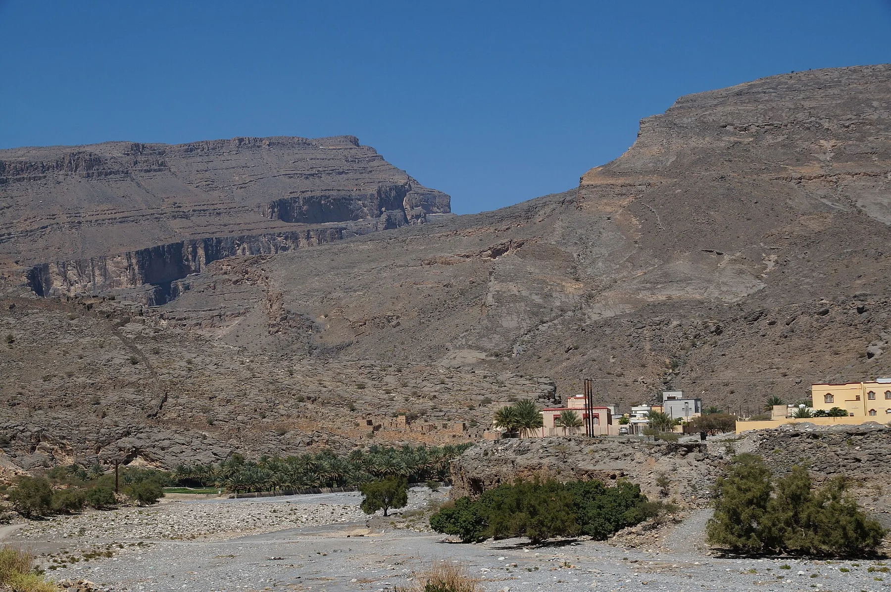 Ghul village and Wadi Nakhar