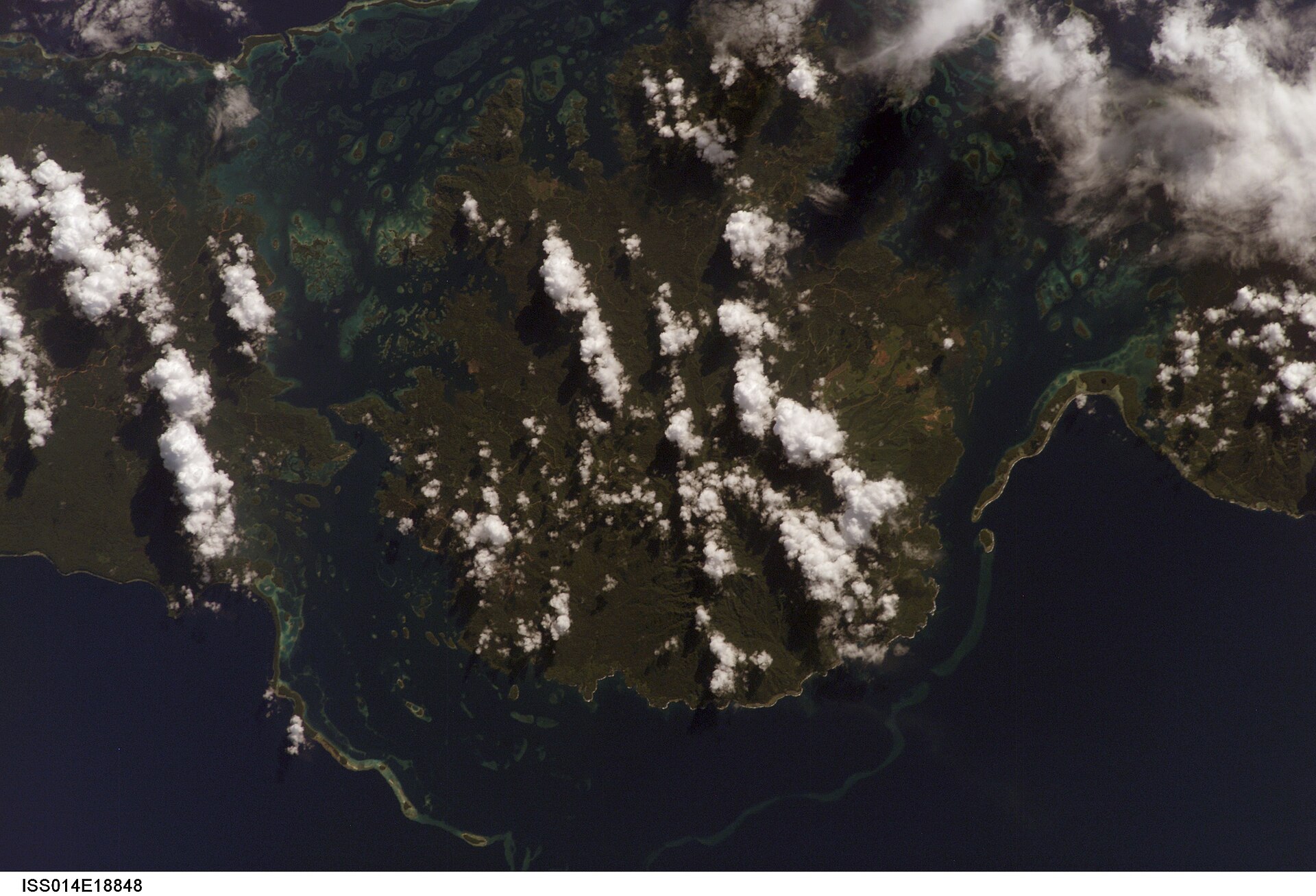 ISS014-E-18848 - View of the Solomon Islands