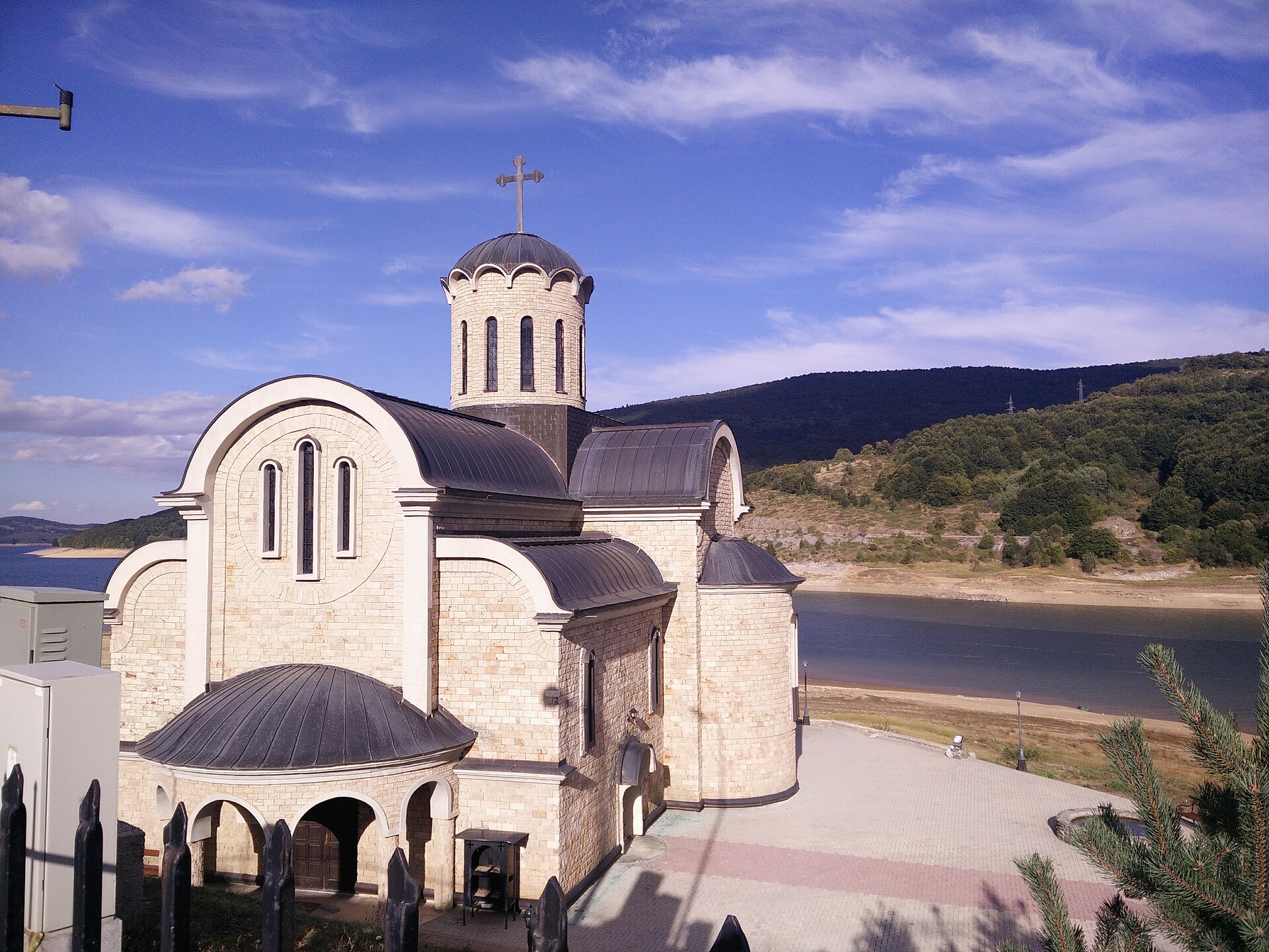 Orthodox church in Mavrovo national park in northern Macedonia