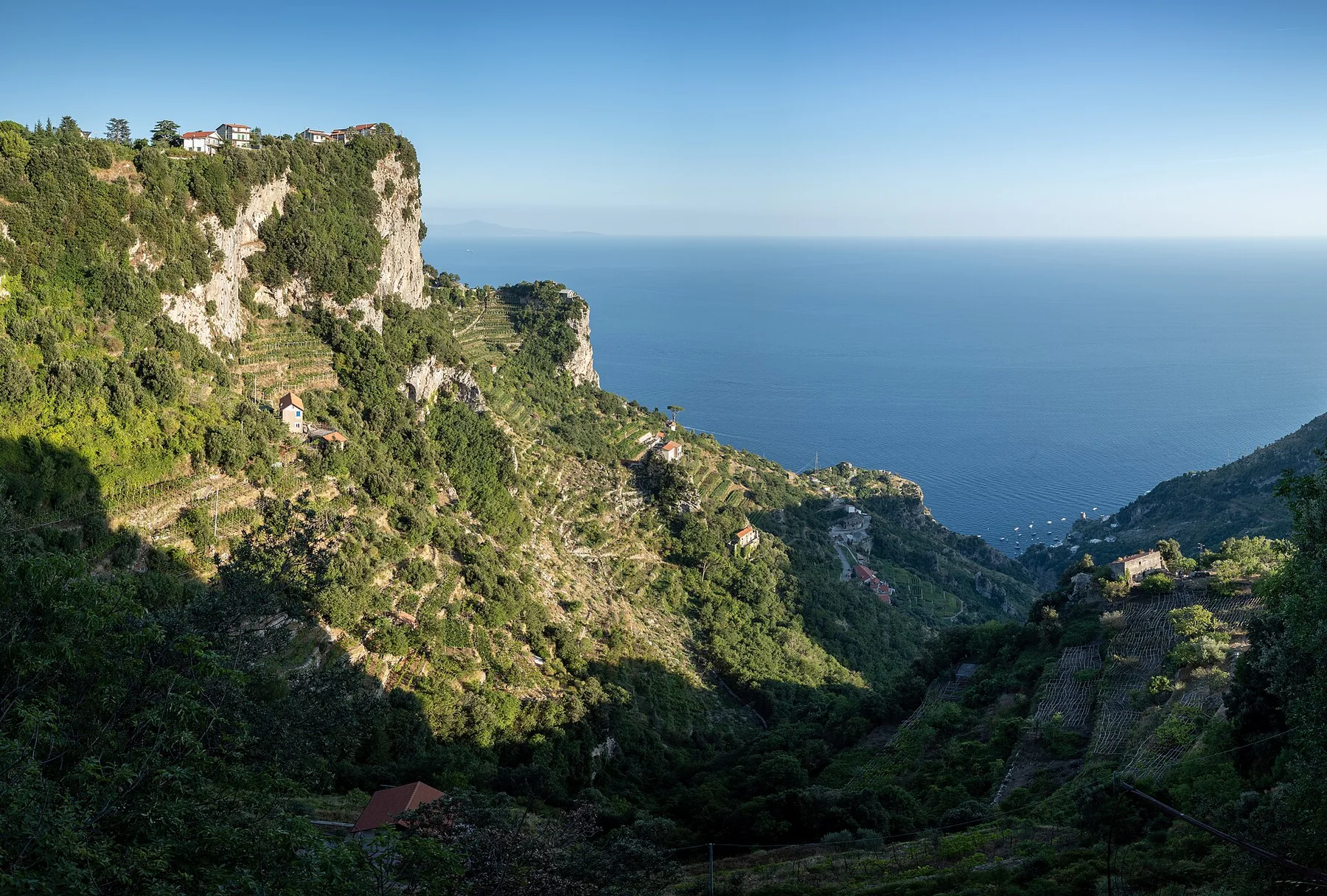 Cliffside plantations nearby the Path of the Gods Trail, Agerola, Italy (PPL2-Enhanced) julesvernex2