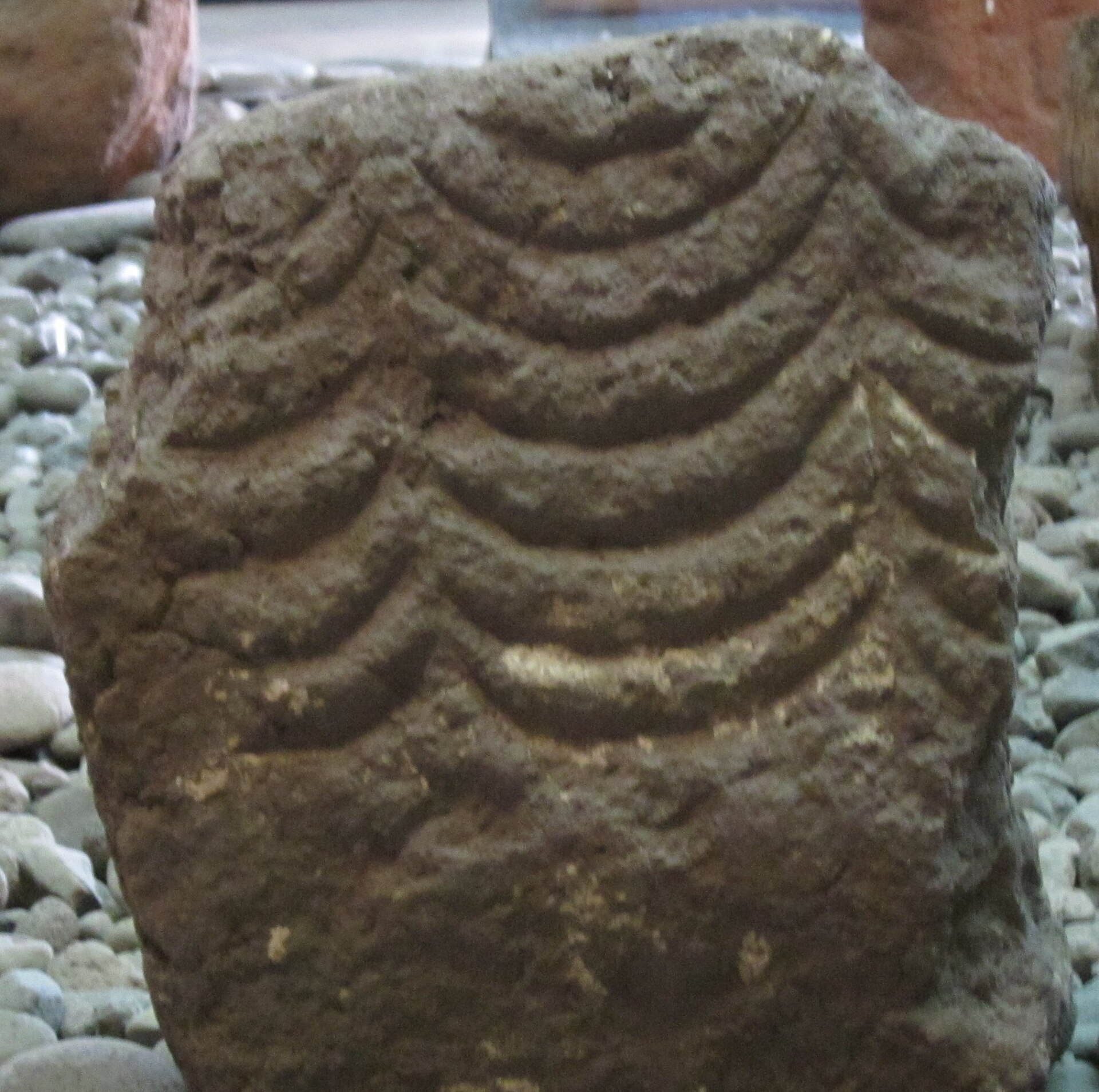 Petroglyph, tuff, Raivavae, Austral Islands in French Polynesia