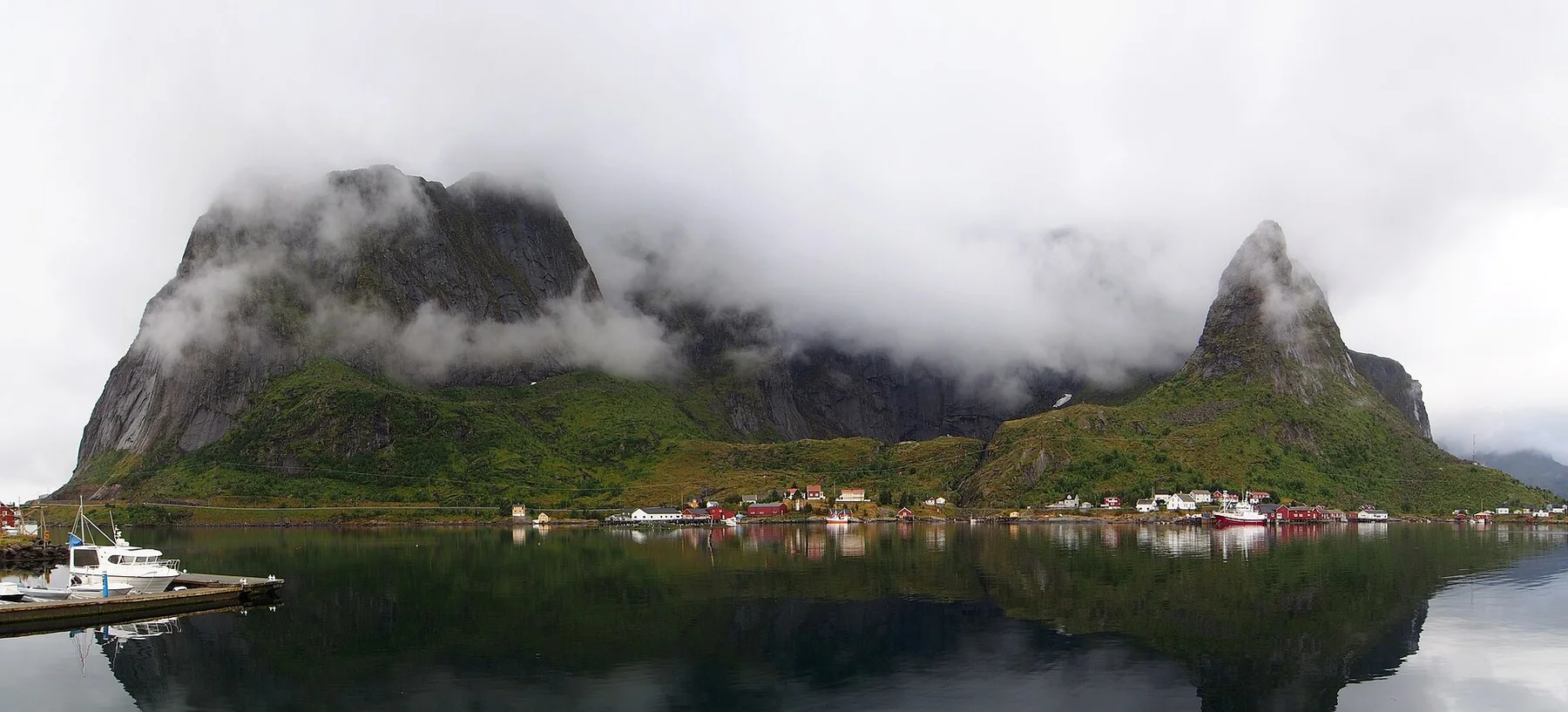 Mountain Reinebringen in Mist - 2013.08