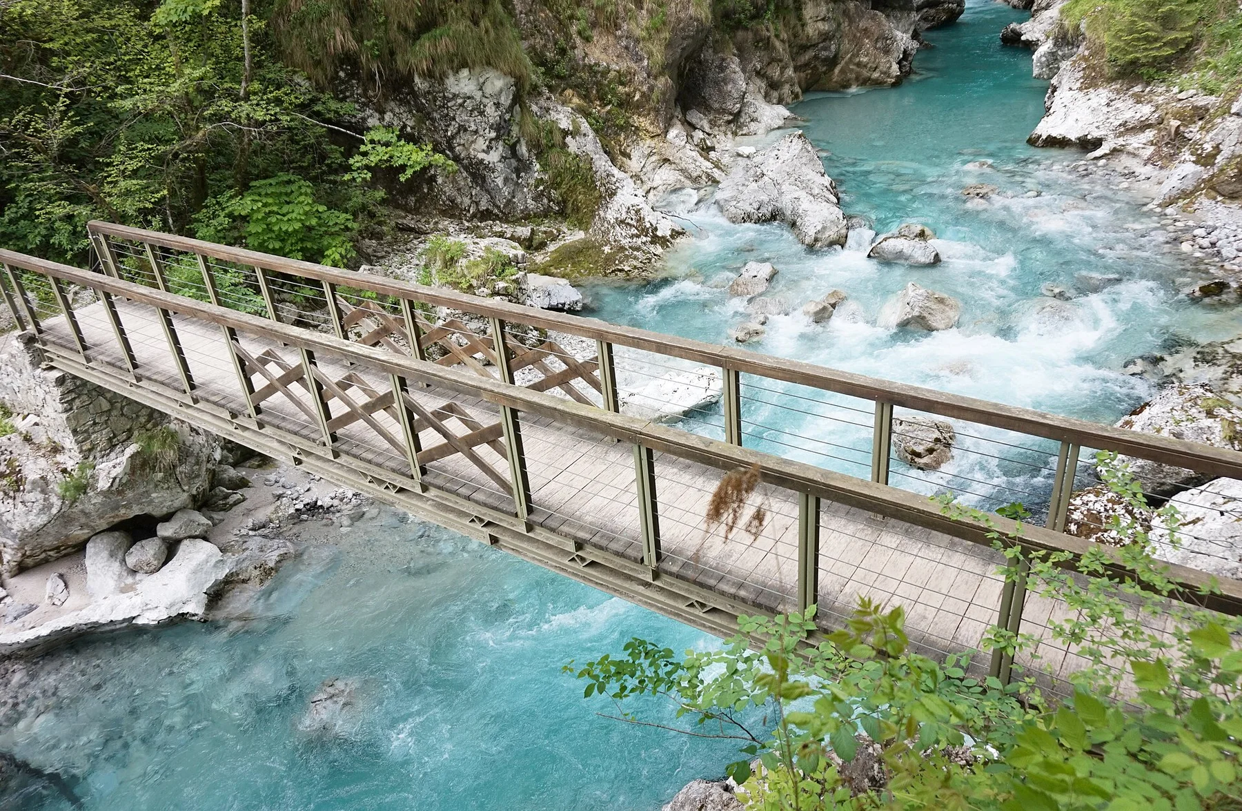 Tolmin Gorge - bridge