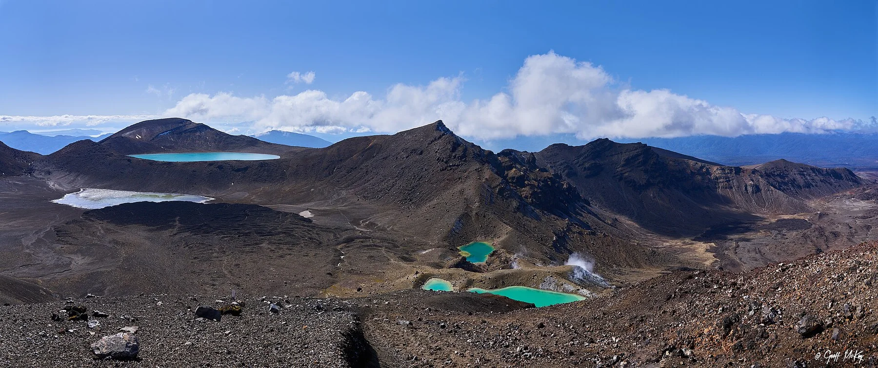Tongariro Emerald And Blue Lakes Panorama (52344397945)